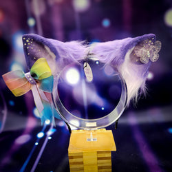 Cat Ears - Bow and Jewels - Colorlight