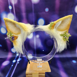 Fox Ears - Blond With Floral