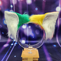 NonWire Fox Ears - Rainbow