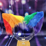 NonWire Fox Ears - Rainbow