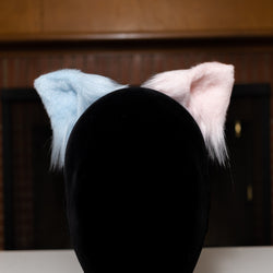 NonWire Cat Ears - Pastel Pink and Blue