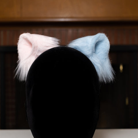 NonWire Round Ears - Pastel Pink and Blue