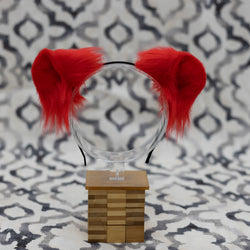 NonWire Round Ears - Red