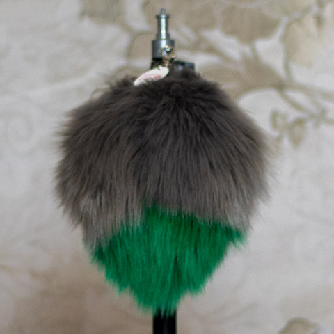 Puff Tail - Grey and Green
