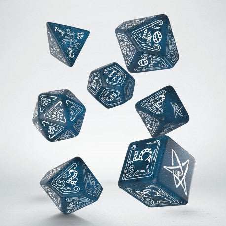 Call Of Cthulu Dice Set: Abyssal White