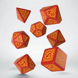 Dragons Slayer Dice Set: Red And Orange